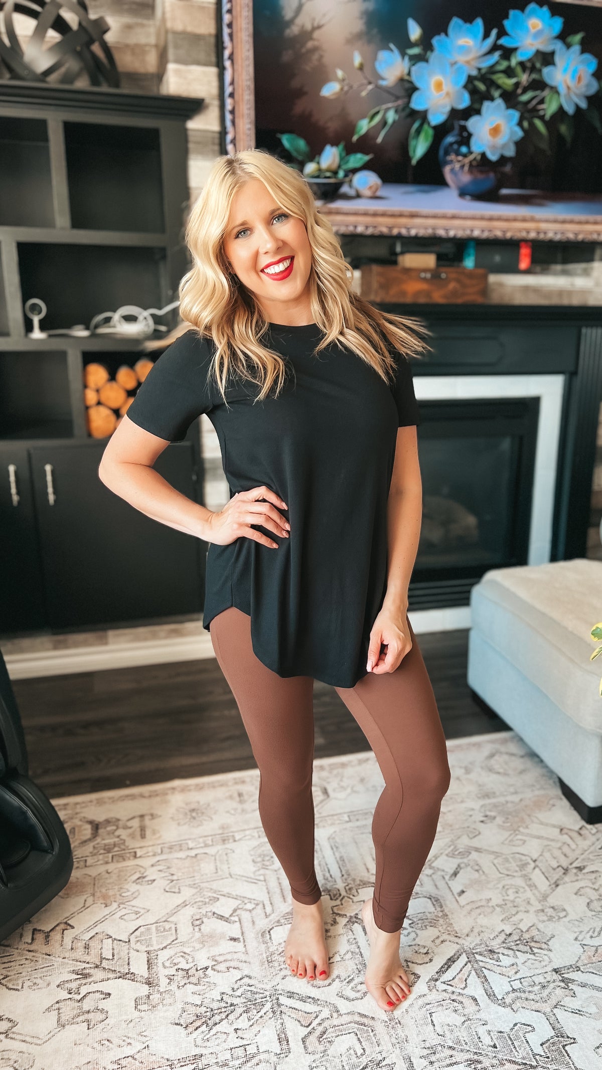Rachel Leggings: Brown