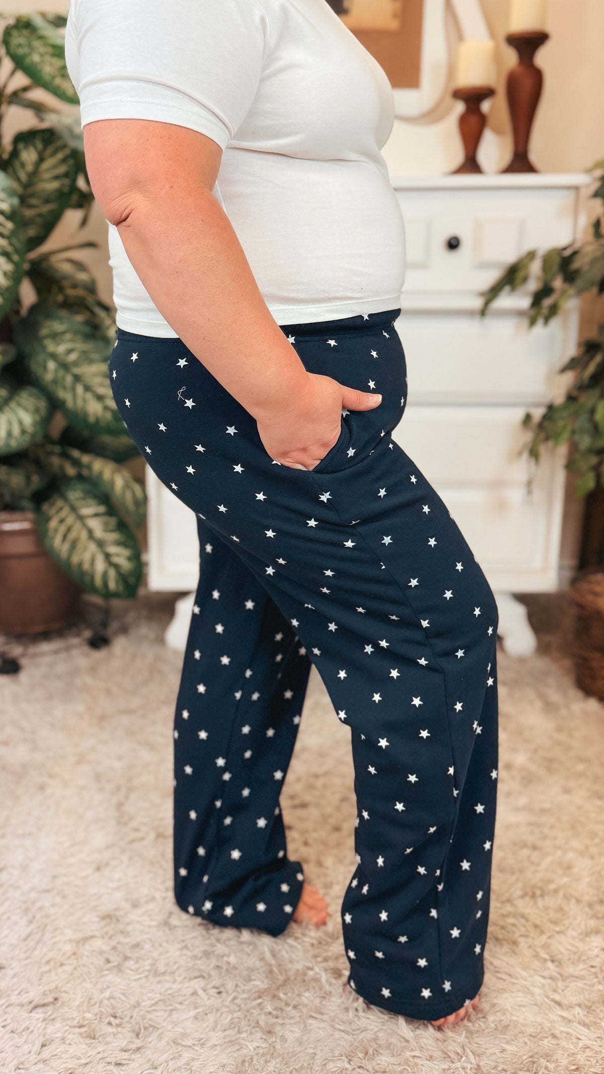 Aria Star Jogging Pants | Navy