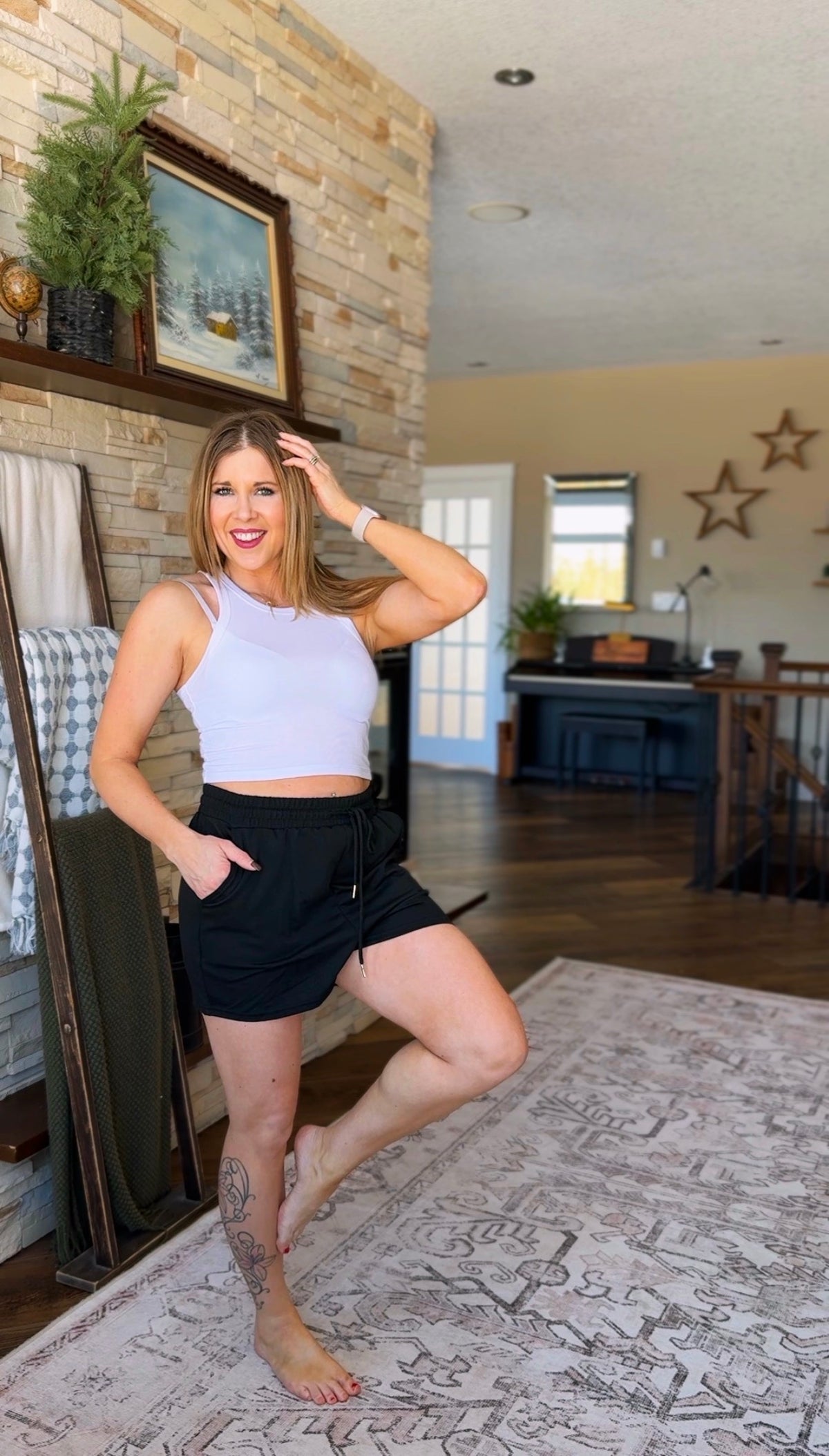 Georgina Jogging Shorts | Black