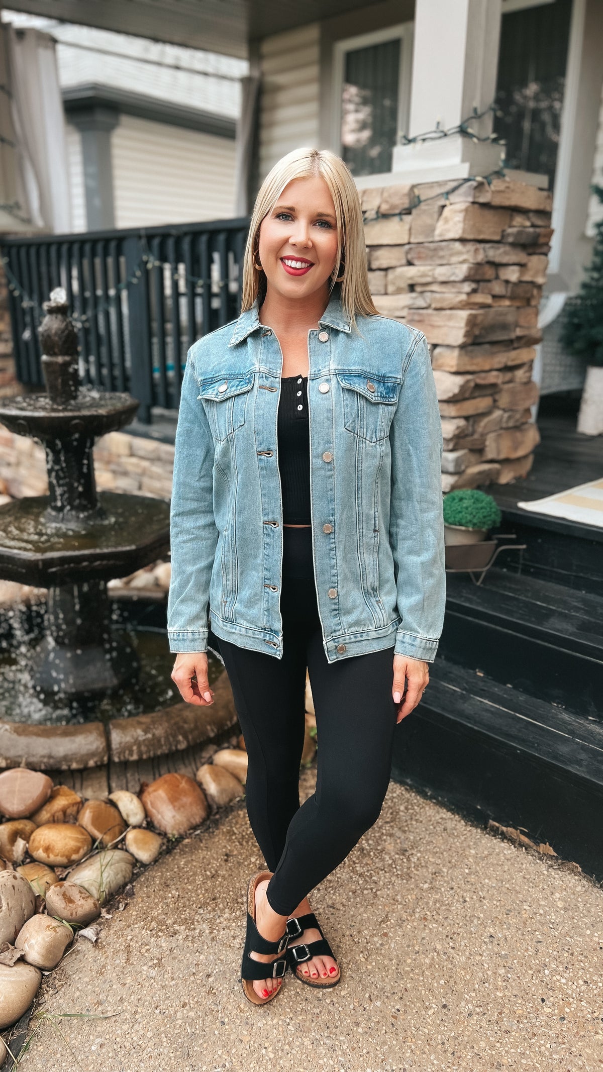 Kate Denim Jacket: Vintage Wash