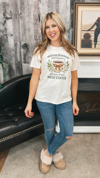 Motherhood Tee| Cream