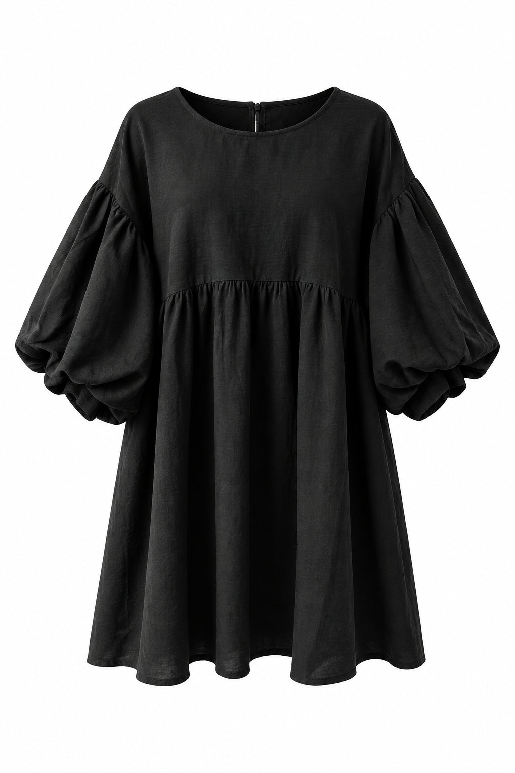 Fiona Bubble Sleeve Dress | Black *SALE*