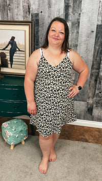 Sara Ann Leopard Sundress