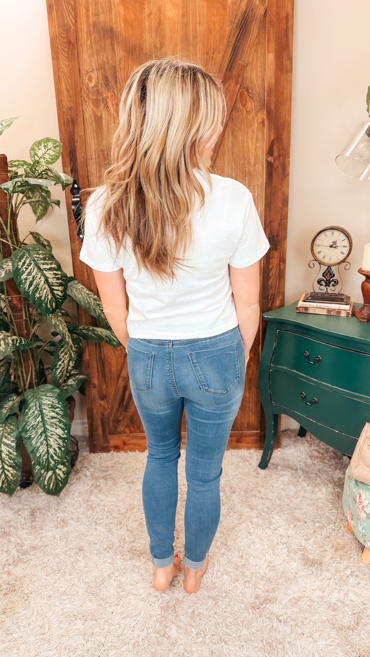 Michelle Basic Tee | White