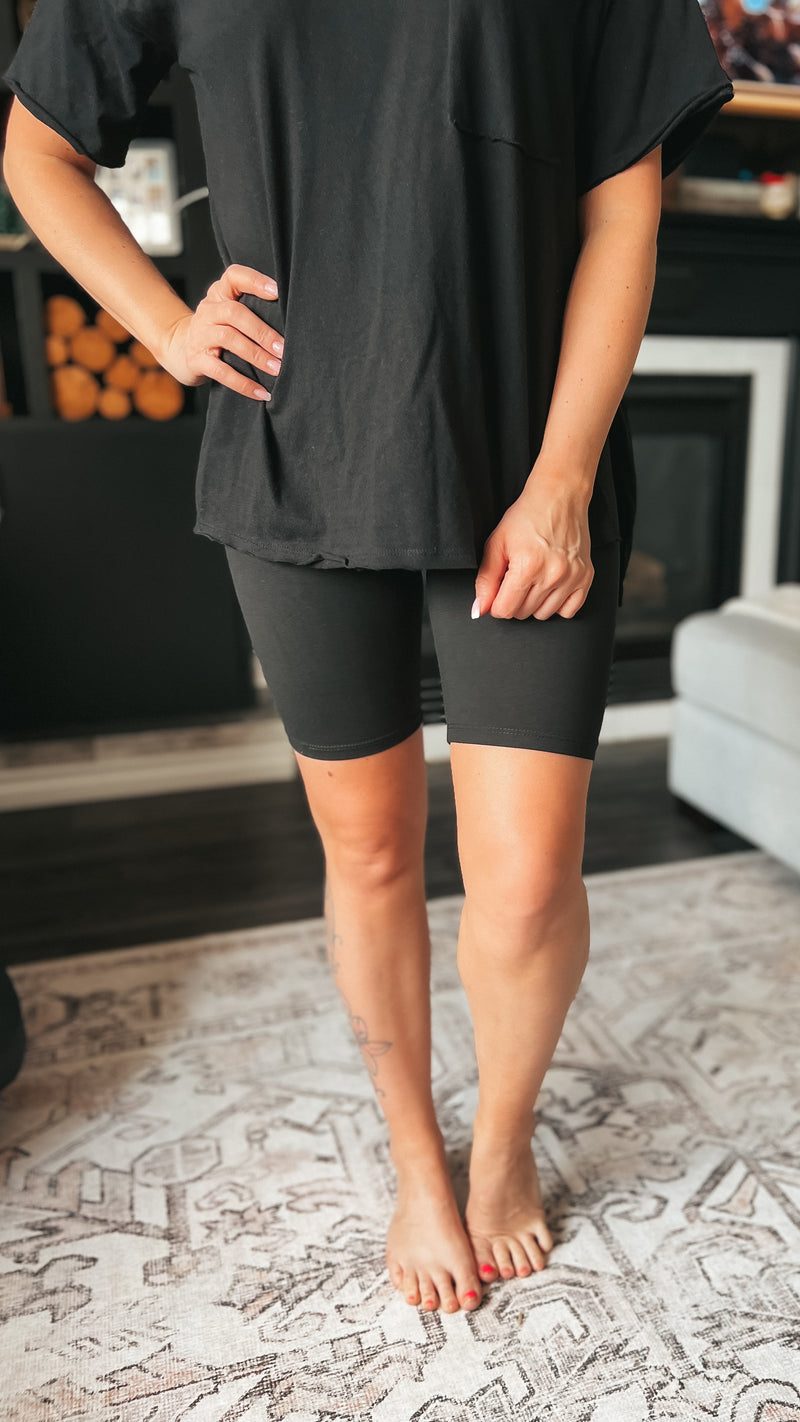 McKenna Biker Shorts | Black