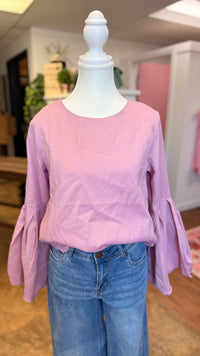 13 Rose Bell Sleeve Blouse | SAMPLE SALE