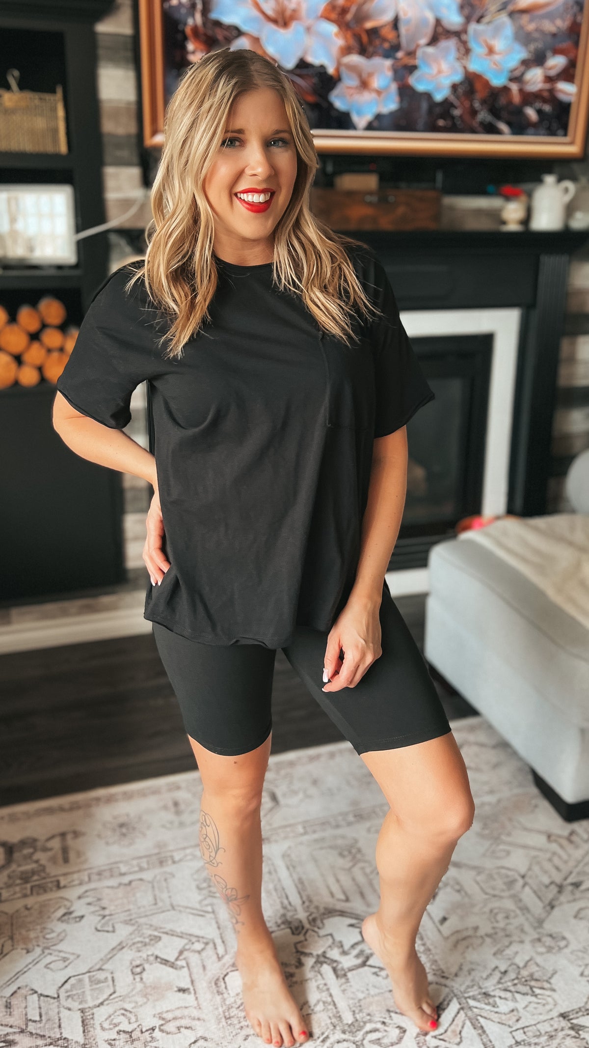 McKenna Biker Shorts | Black