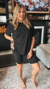 McKenna Biker Shorts | Black