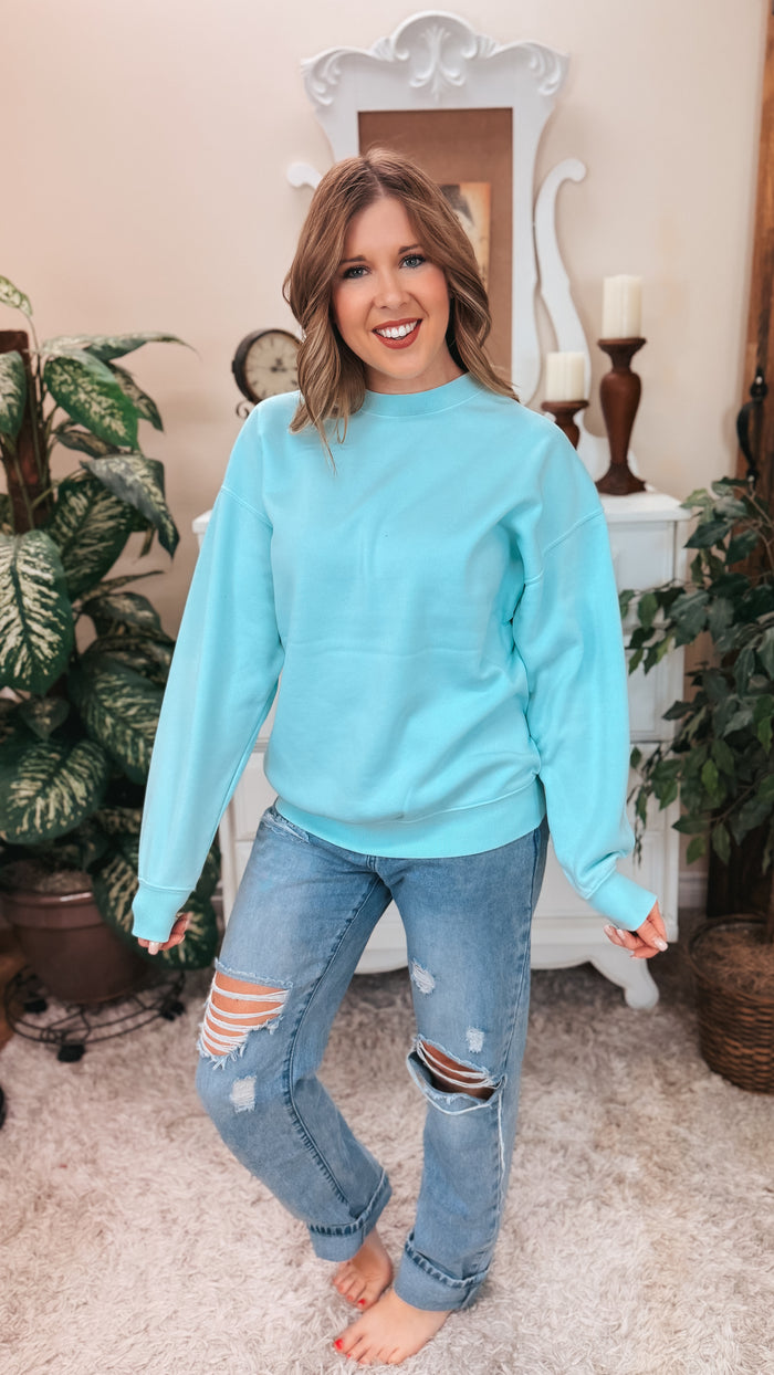 Olivia Basic Crewneck | Mint