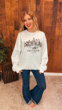 Amsterdam Crewneck | Ivory