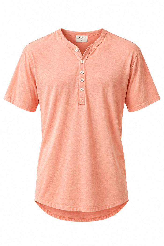 James Henley Tee: Salmon