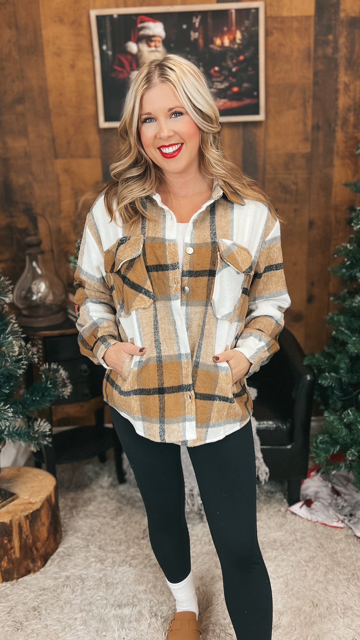 Charlotte Shacket| Brown & Cream