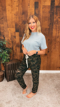 Janine Jogging Pants | Army