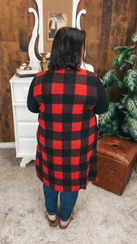 Maria Buffalo Plaid Cardigan