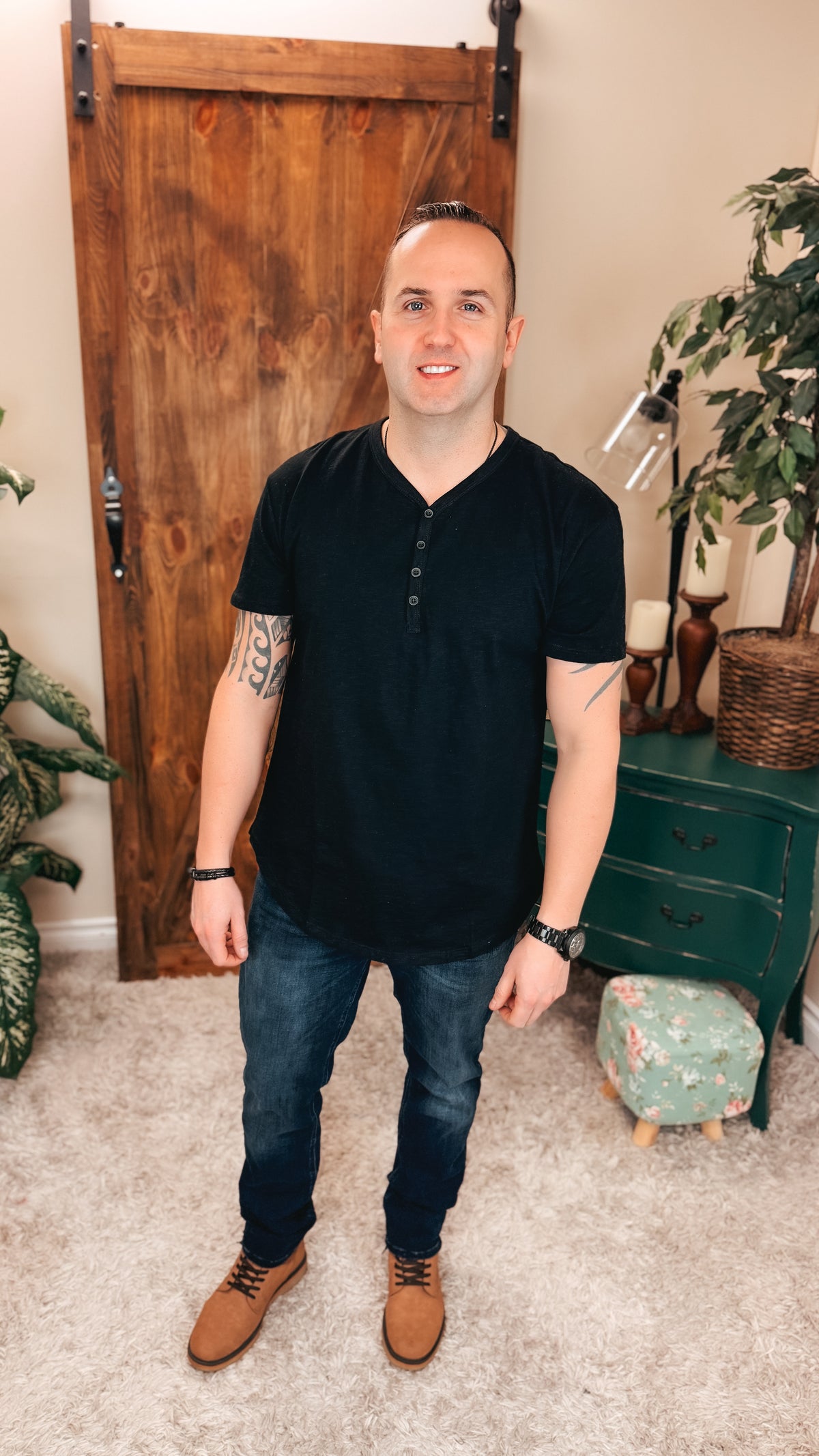 James Henley Tee: Black