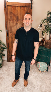 James Henley Tee: Black