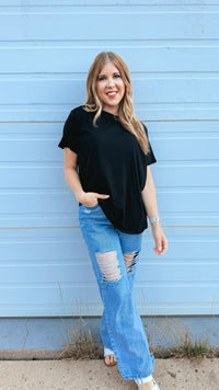 Julia Basic Tee | Black
