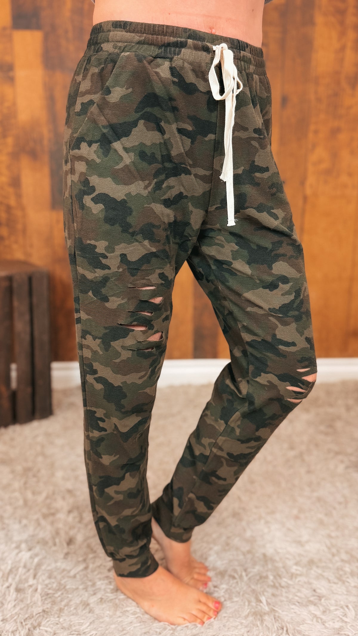 Janine Jogging Pants | Army