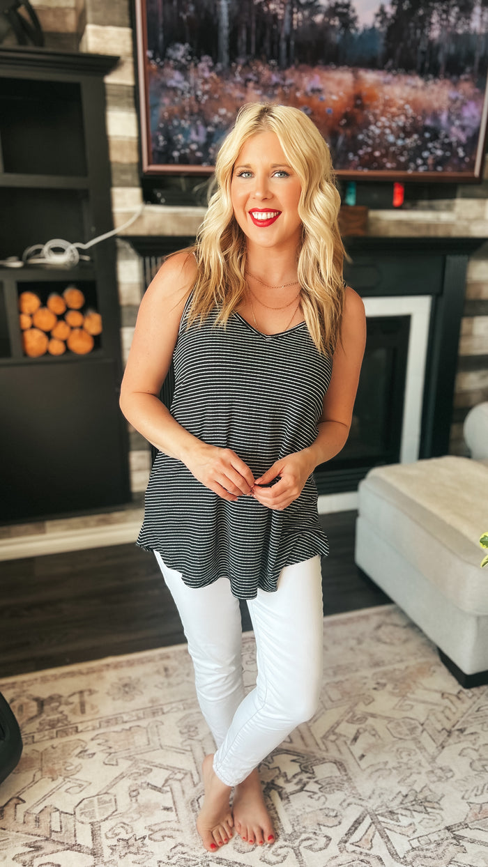 Calla Tank Top | Black