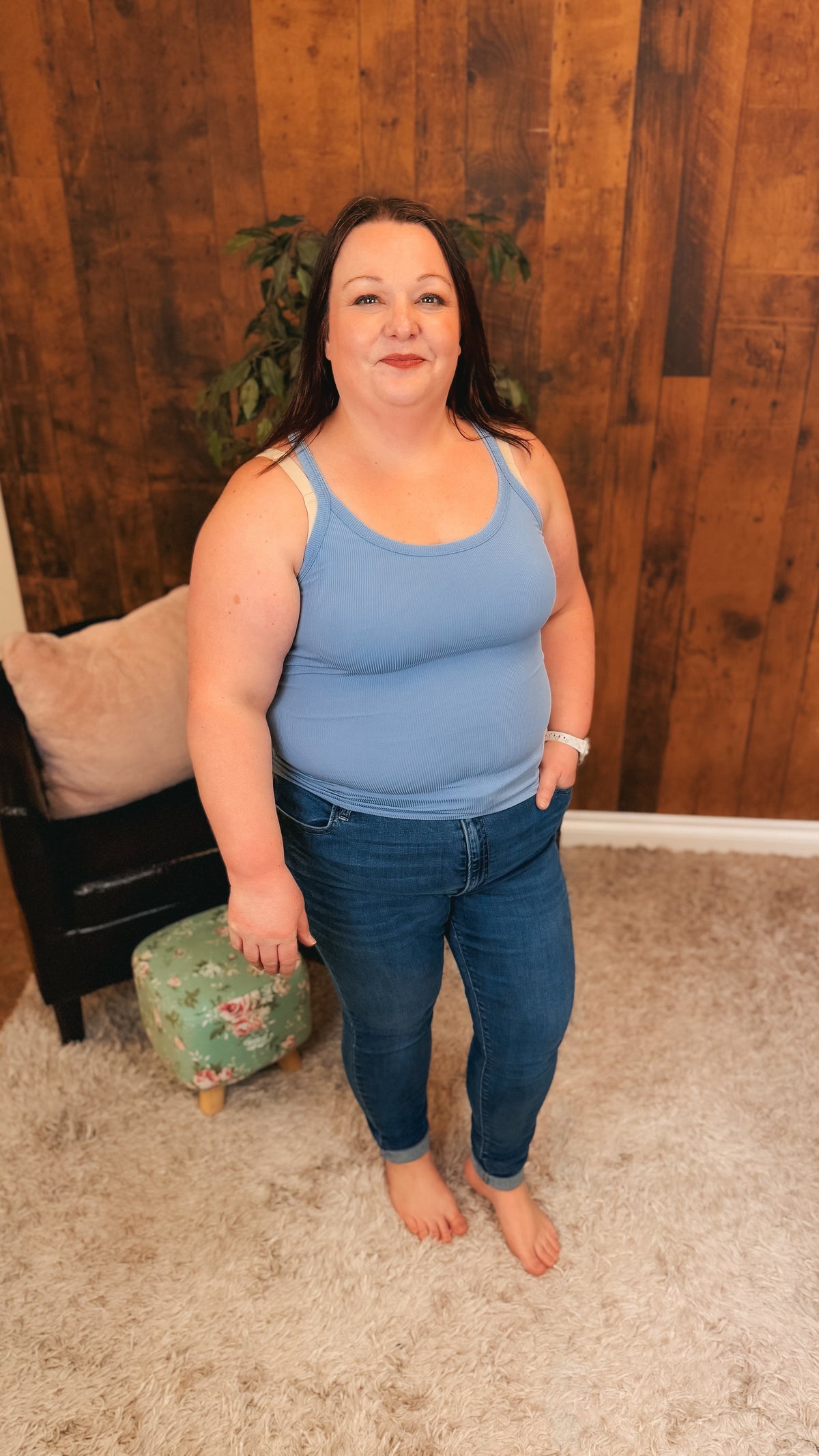 Sabrina Tank Top | Powder Blue