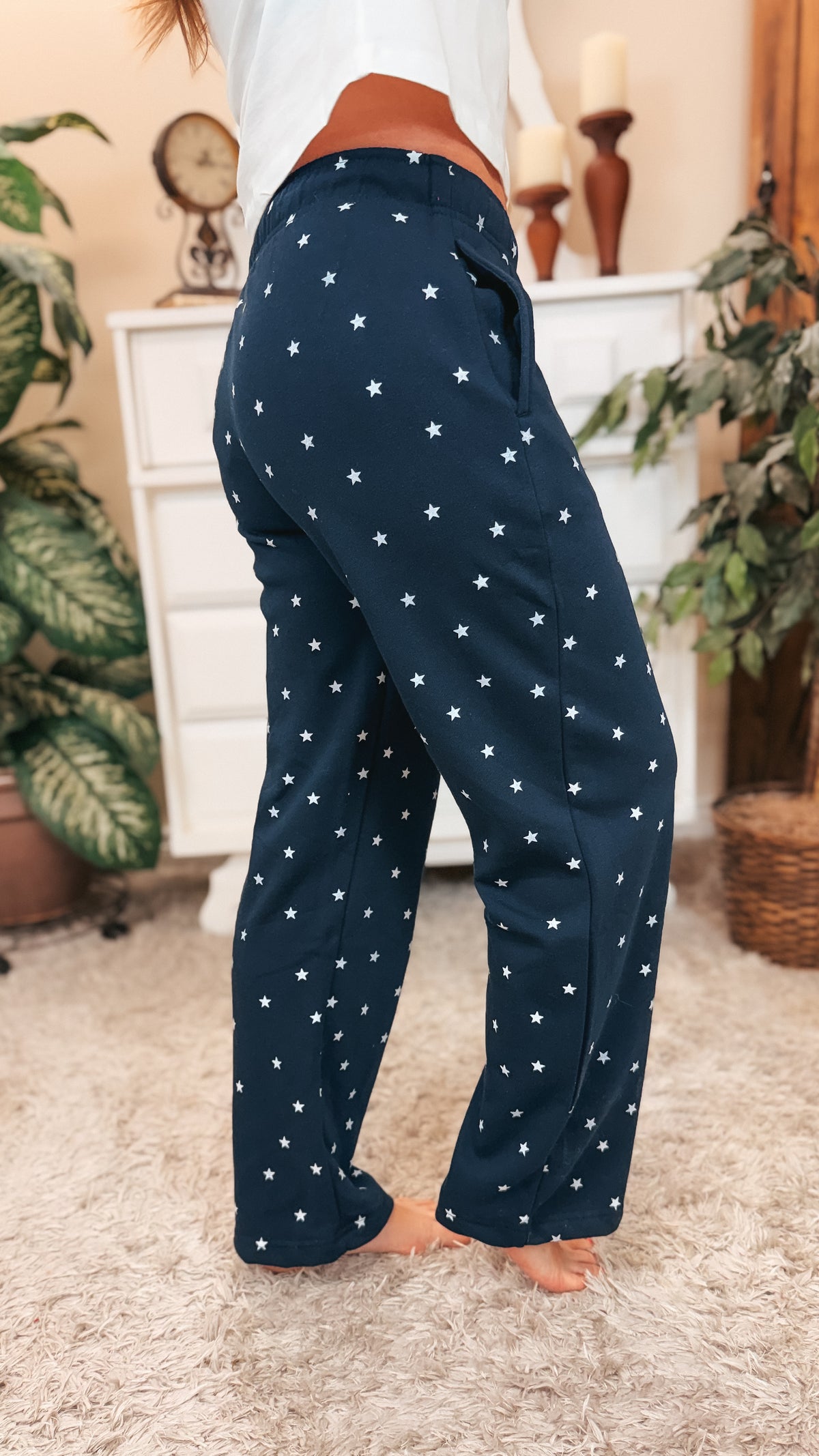 Aria Star Jogging Pants | Navy