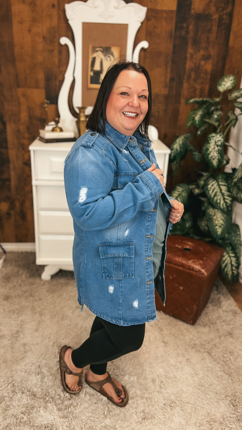 Tammy Denim Jacket | Light Blue