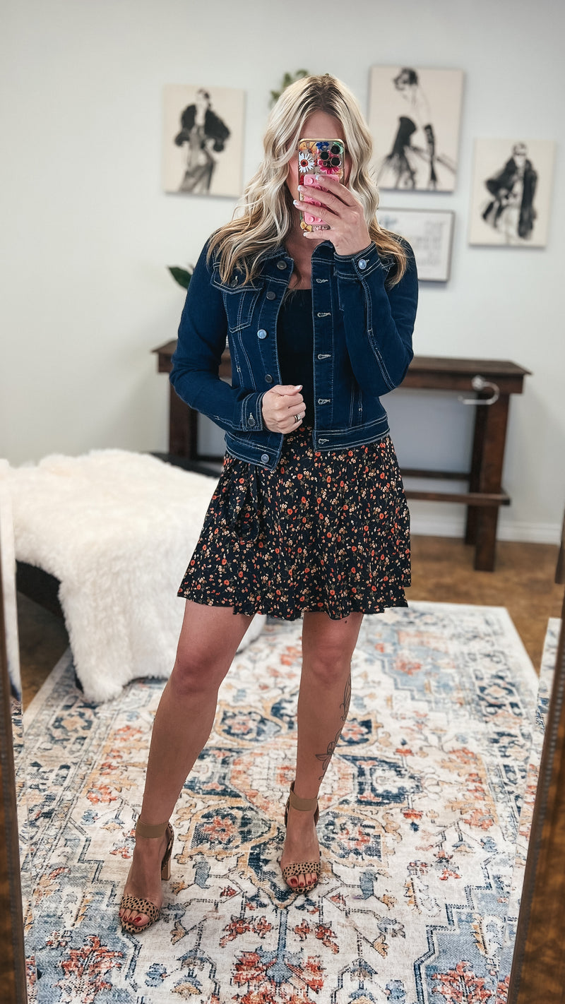 Blair Denim Jacket: Dark Wash *SALE*