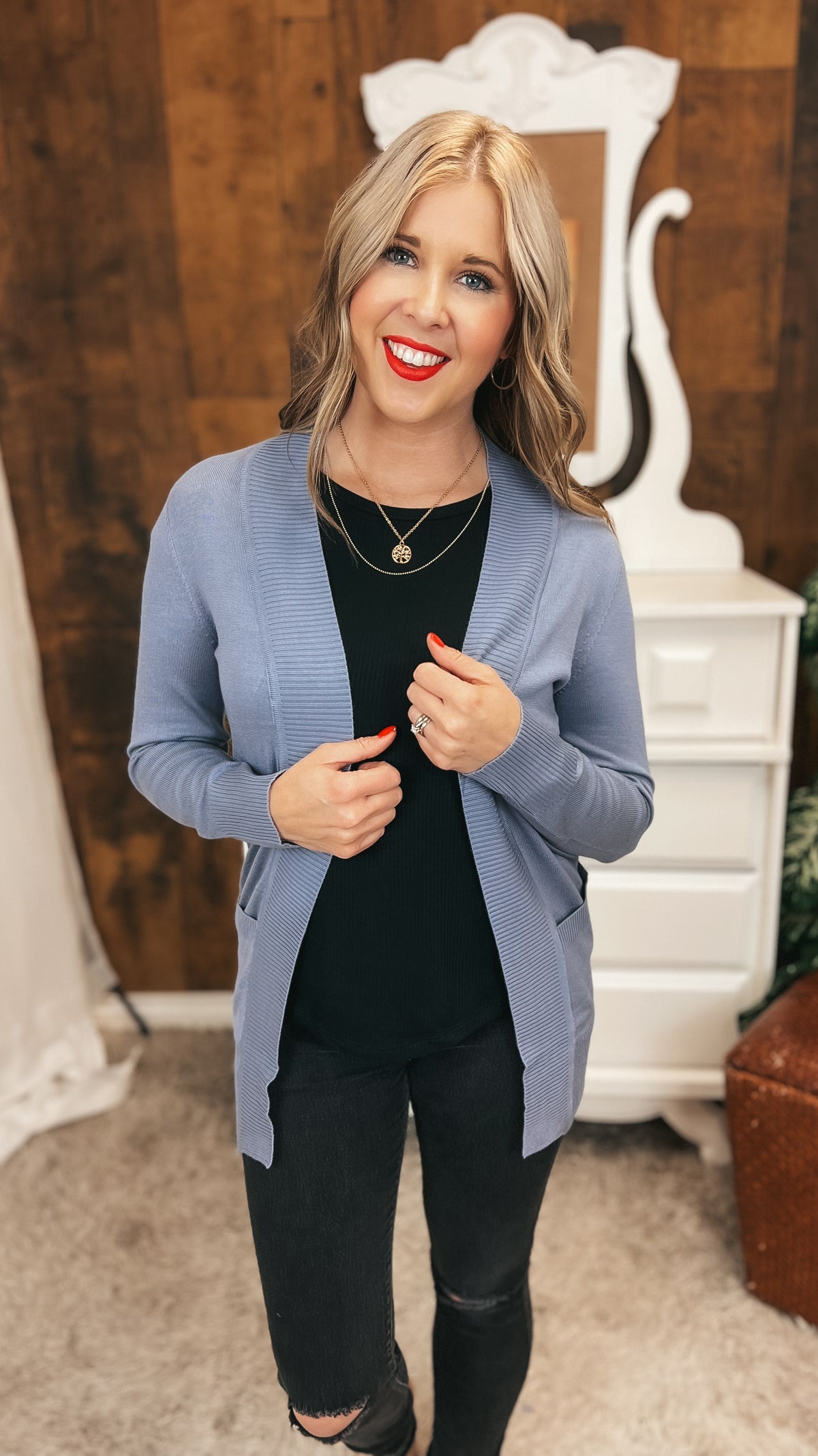 Sherry Cardigan 2.0 | Iris Blue