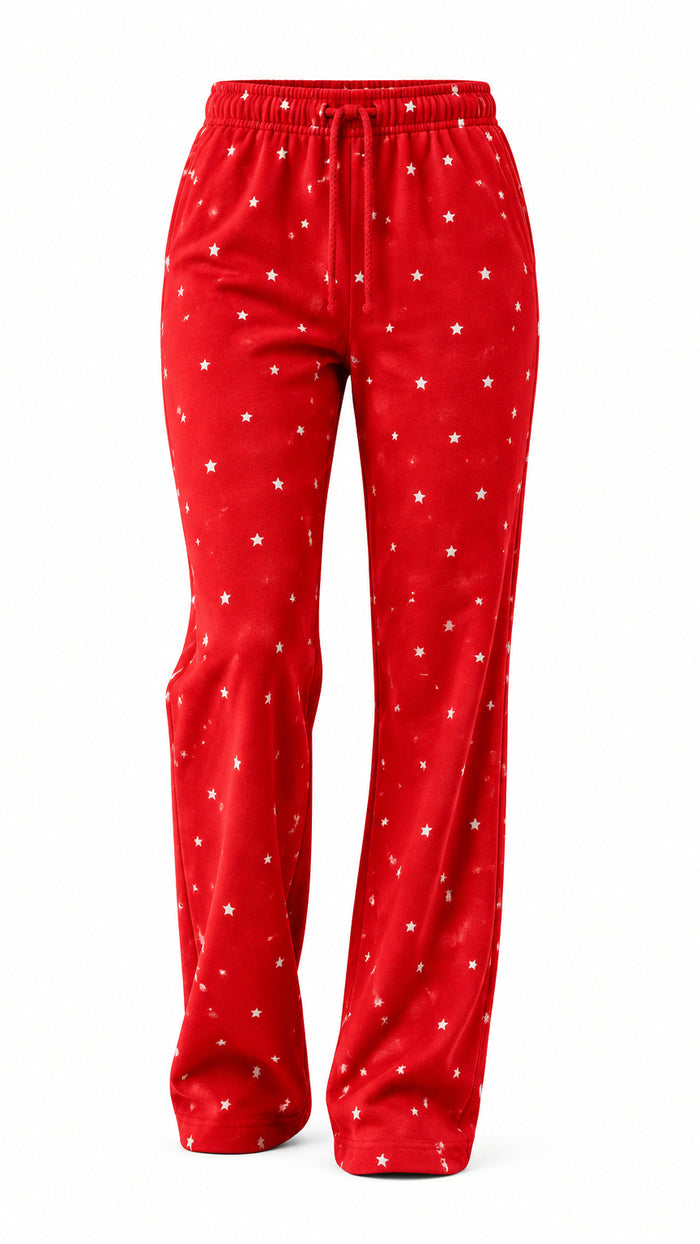 Aria Star Jogging Pants | Red *SALE*