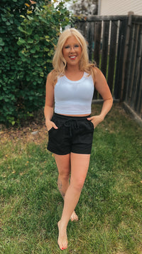 Arlena Jogging Shorts | Black
