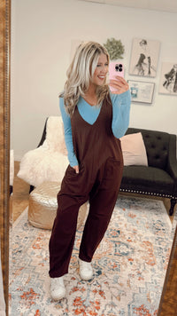 Jillian Romper | Chocolate Brown