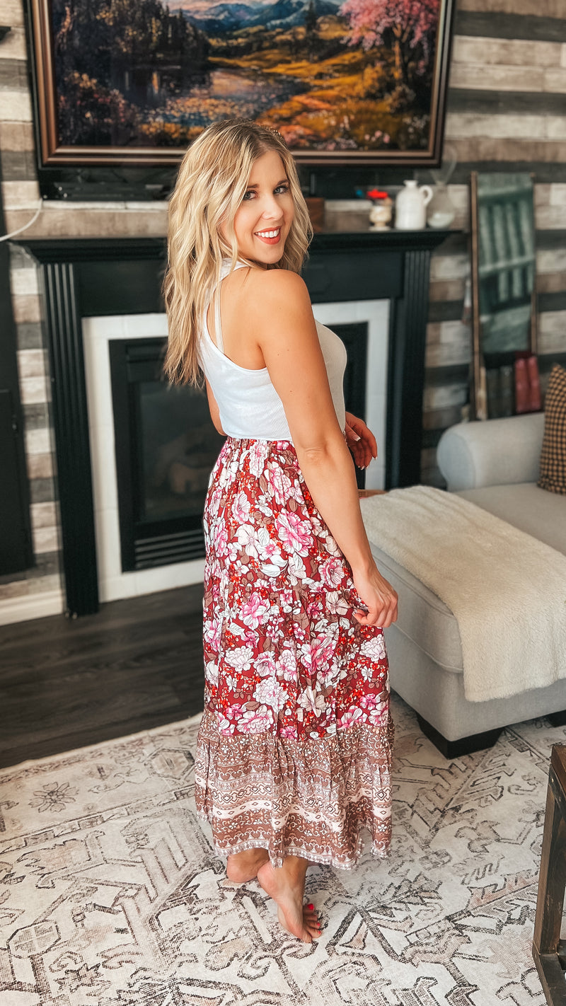 Kyrah Floral Skirt