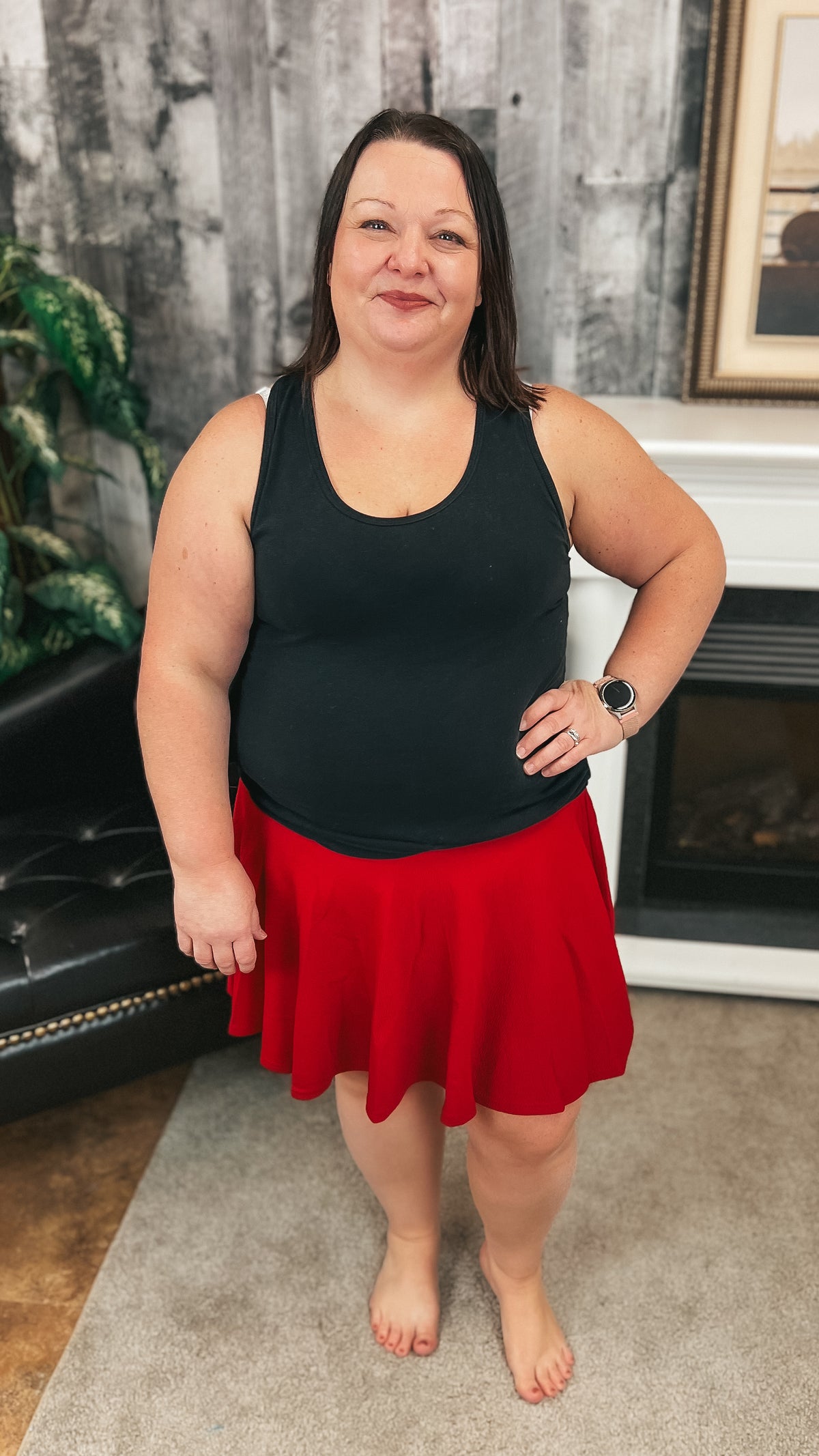 Cassandra Skort | Red