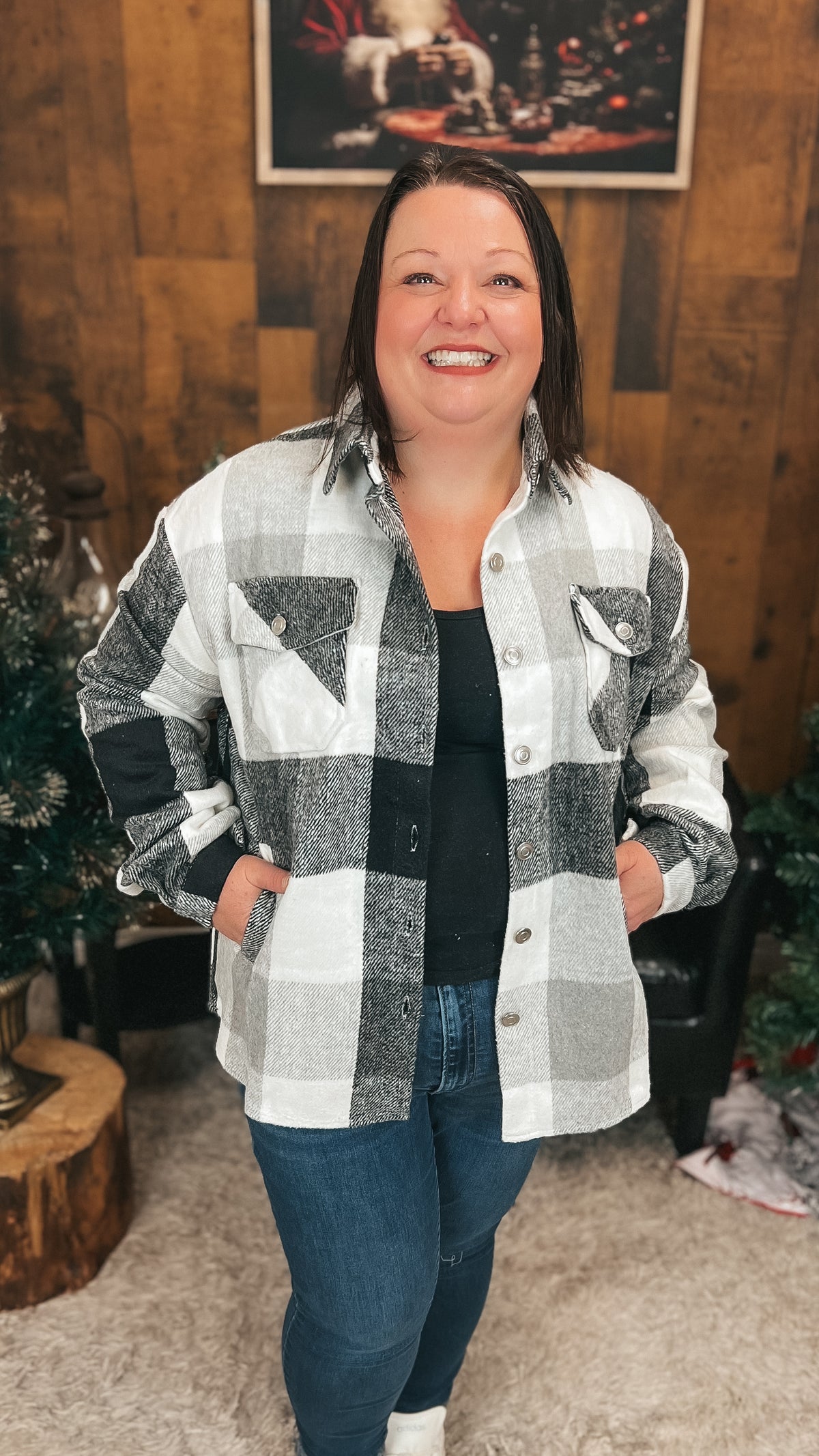 Charlotte Shacket| Black & Cream