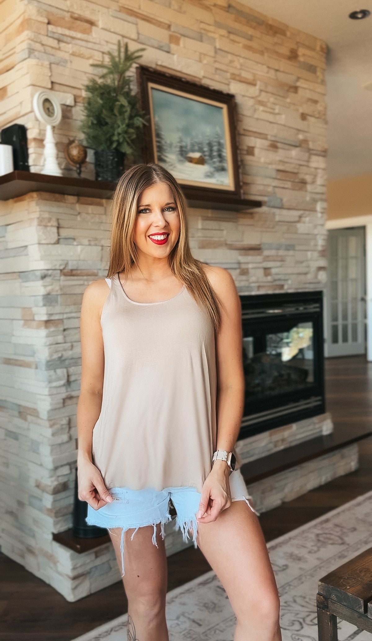 Morgan 2.0 Basic Tank Top | Mocha