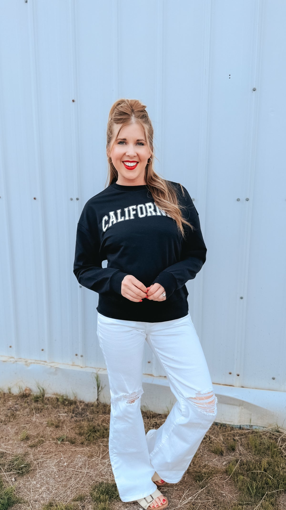 California Crewneck | Black