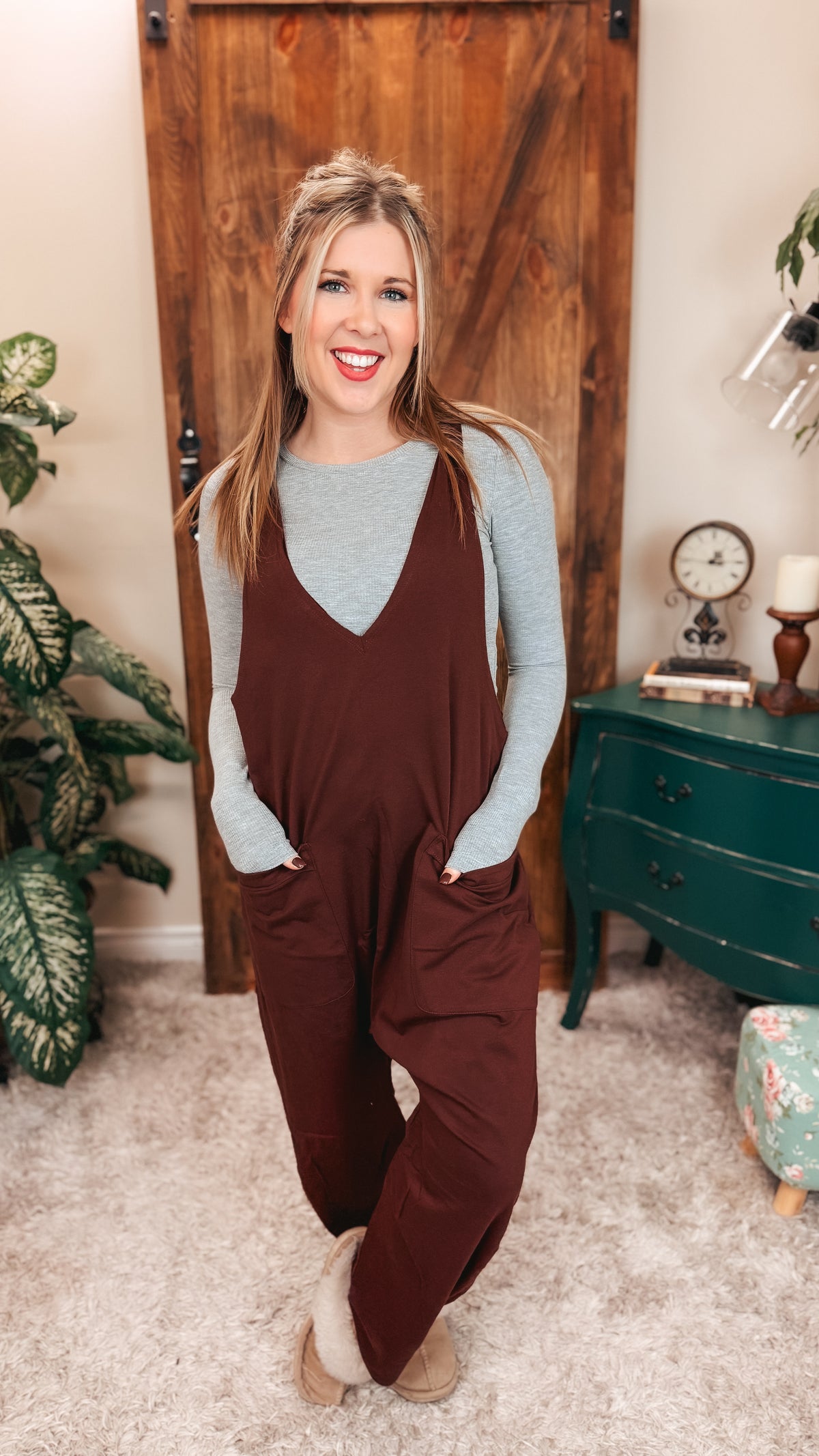 Jillian Romper | Chocolate Brown