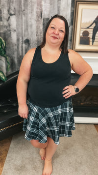Cassandra Skort | Plaid