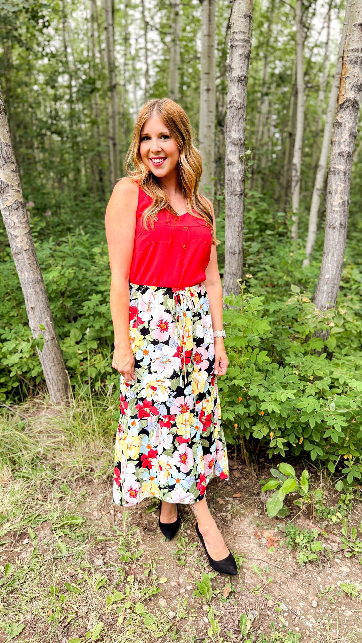 Madeline Floral Skirt