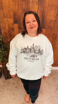 Amsterdam Crewneck | Ivory