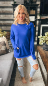Kayla Long Sleeve: Royal Blue