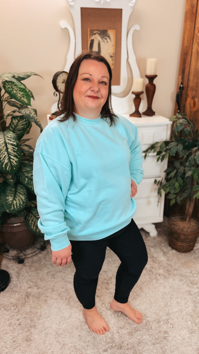 Olivia Basic Crewneck | Mint