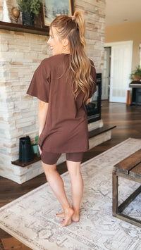 Nic Short Set: Brown