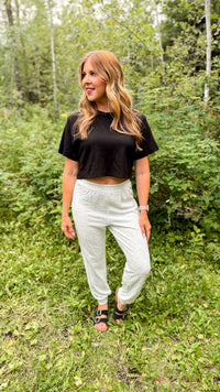 Kyrah Jogging Pants | Heather Grey