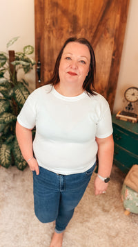 Michelle Basic Tee | White