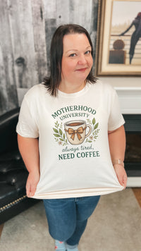 Motherhood Tee| Cream