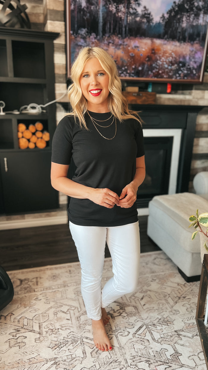 Chelsea Basic Tee | Black