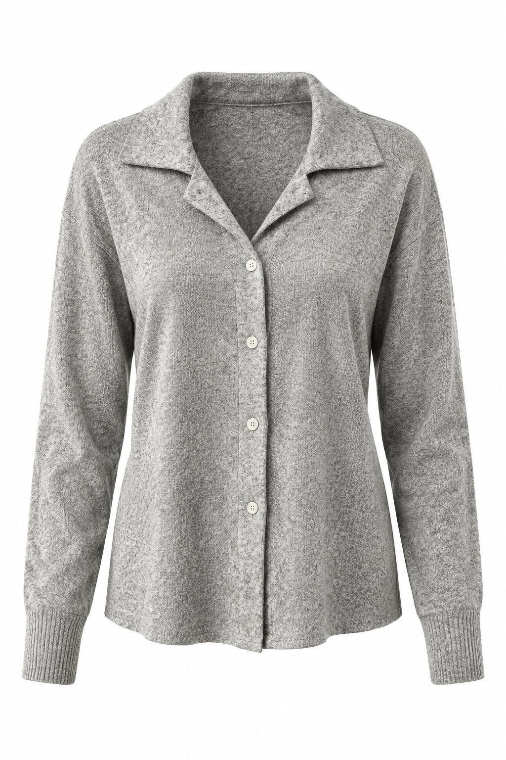 Loriann Button Shirt | Heather Grey *SALE*