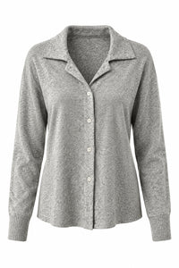 Loriann Button Shirt | Heather Grey *SALE*