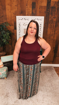 Paisley Maxi Skirt